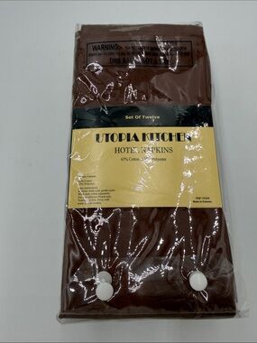 Set of 12 Utopia Kitchen Hotel Napkins